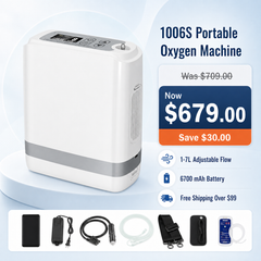 1006S oxygen concentrator - front view