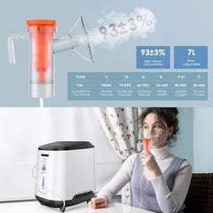 105DE Oxygen Generator for Home & Office – 30%-93% Adjustable, 24-Hour Use