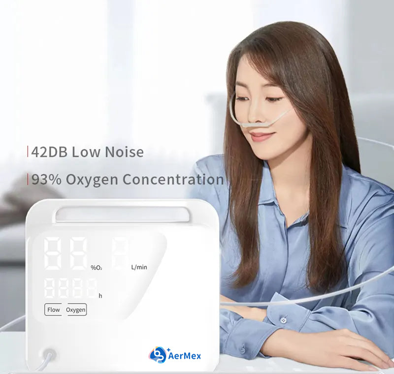 jy 121w portable oxygen concentrator for home 1 9l adjustable flow low noise features 06