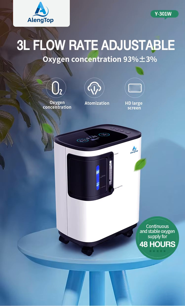 y 301w adjustable oxygen concentrator 1 7l min for home healthcare features 09