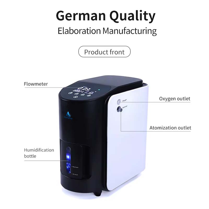 jy 102w portable oxygen concentrator hero front dual output