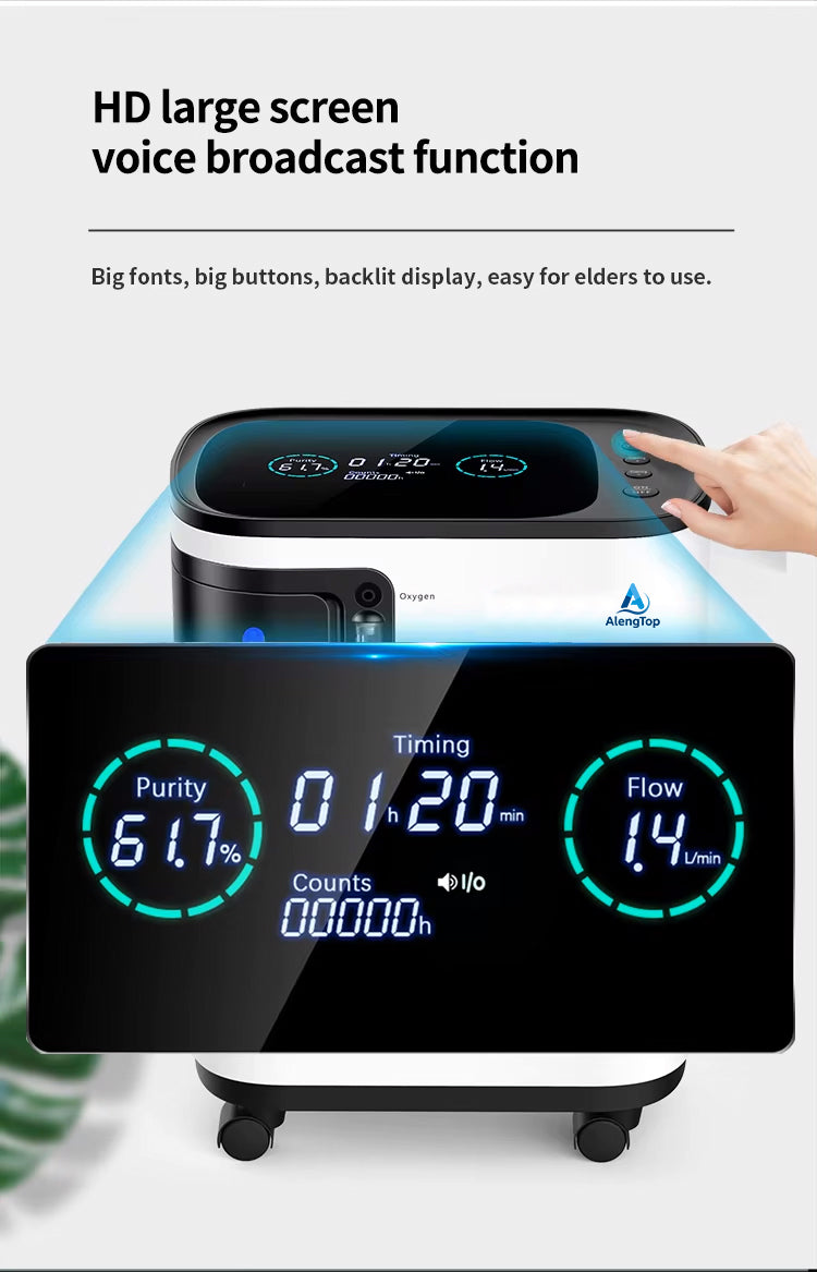 y 301w adjustable oxygen concentrator 1 7l min for home healthcare features 08
