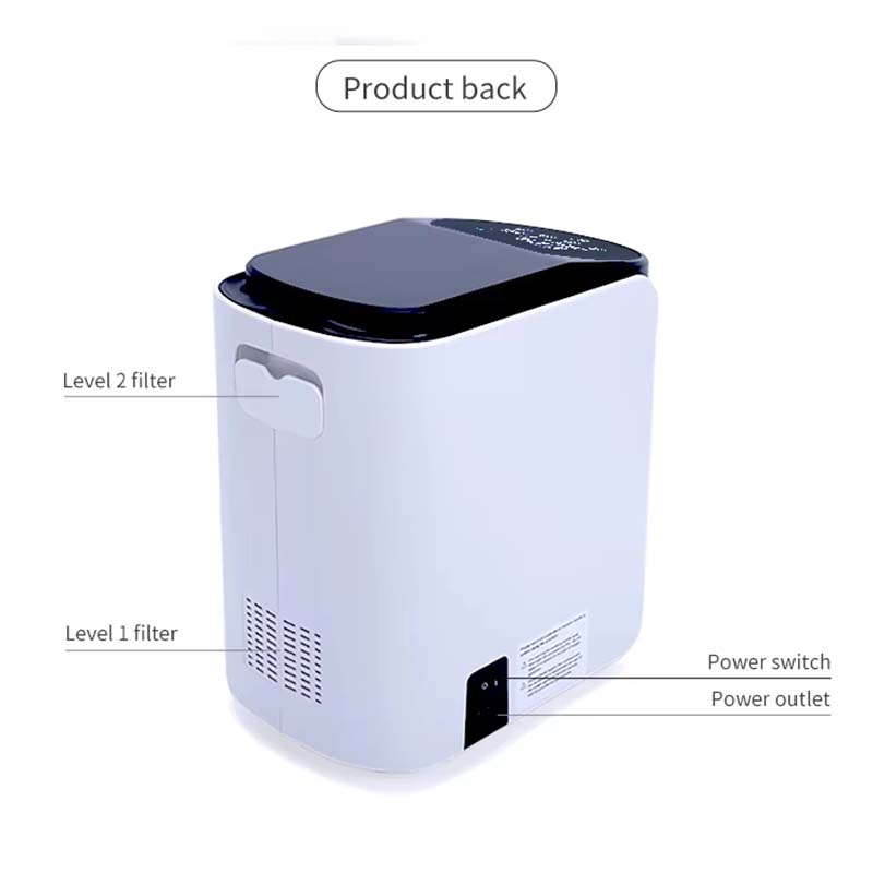 jy 102w portable oxygen concentrator technical rear filters
