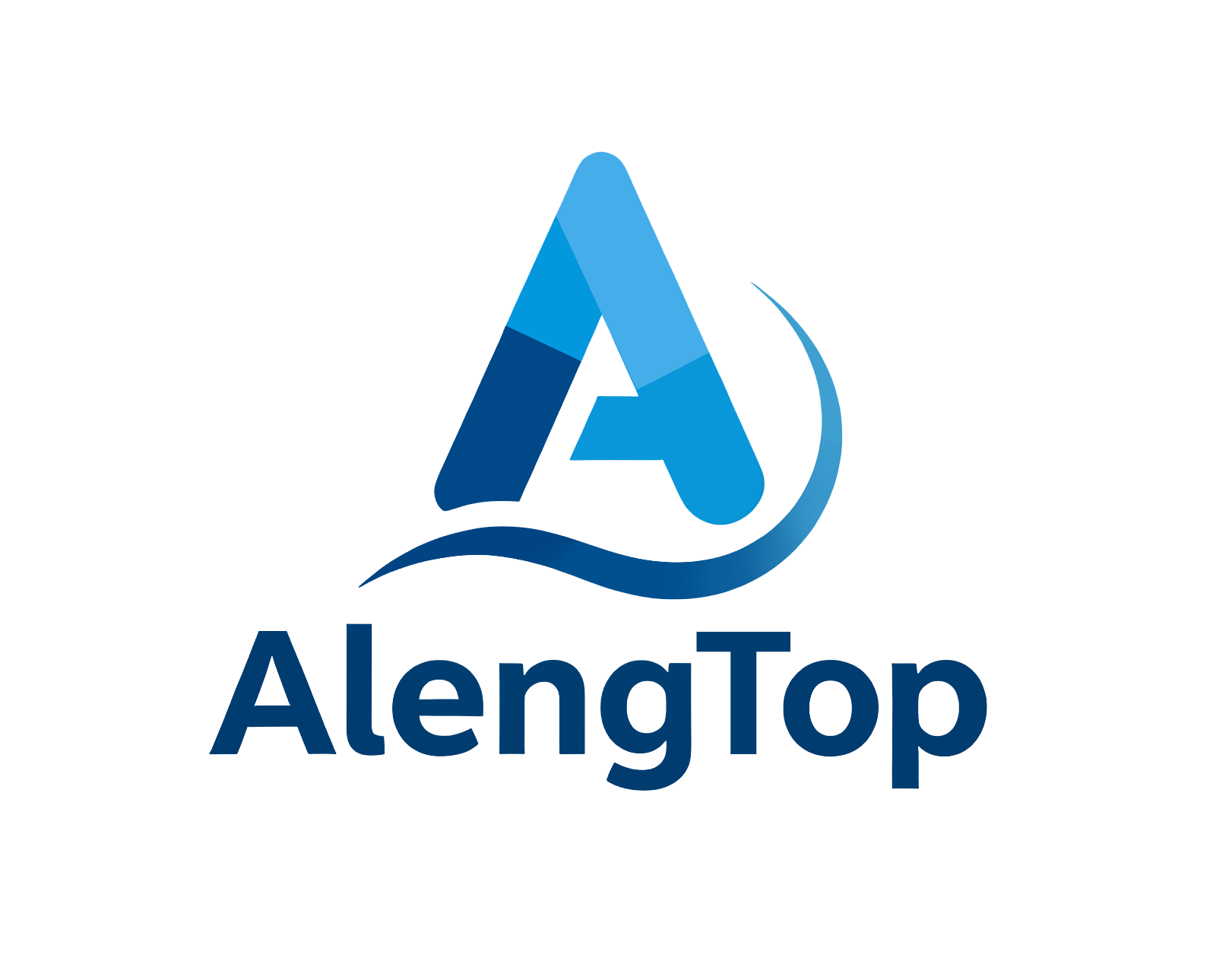 alengtop brand logo blue