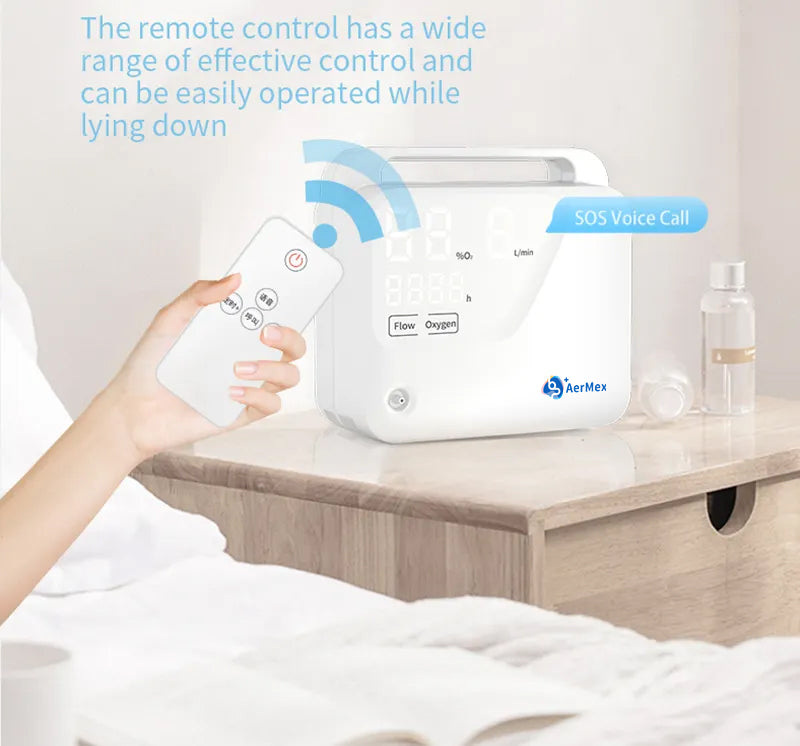 jy 121w portable oxygen concentrator for home 1 9l adjustable flow low noise features 09