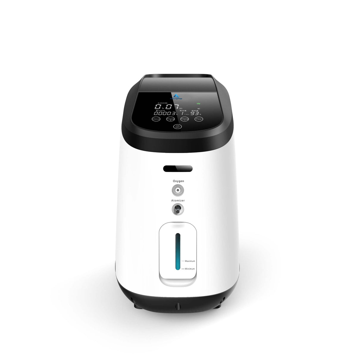 JY-206W Portable Oxygen Concentrator for Home and Car Use – 2–9L Adjustable Flow, Quiet