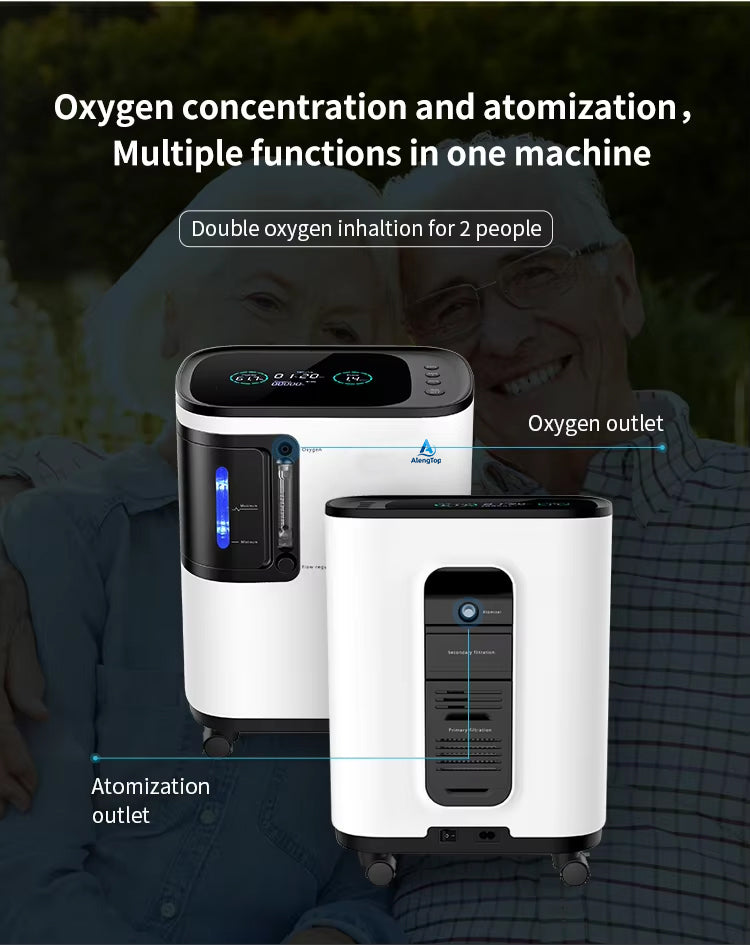 y 301w adjustable oxygen concentrator 1 7l min for home healthcare features 05