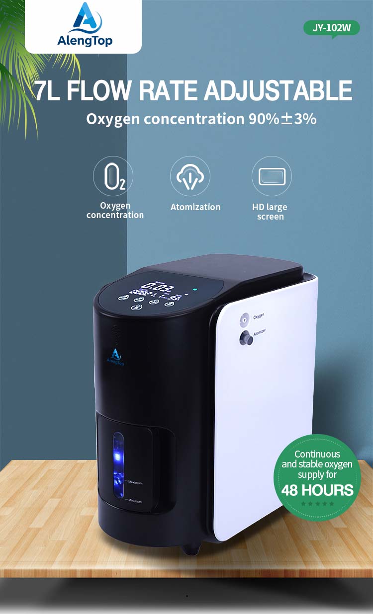 jy 102w portable oxygen concentrator marketing 7l 48hr hero