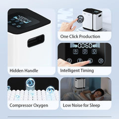 DF010 1–8L/min Portable Oxygen Concentrator for Home Use