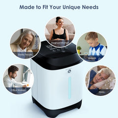 JY-117 Portable Oxygen Concentrator 1–7L Adjustable Flow For Home